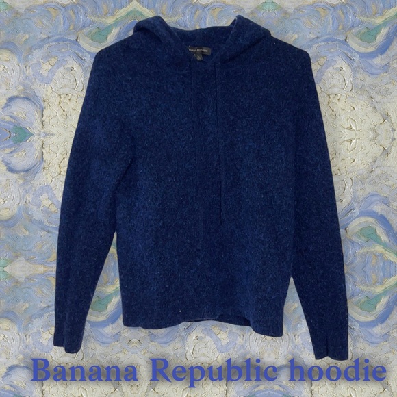 Banana Republic Sweaters - Banana Republic alpaca/wool hoodie sweater size Large